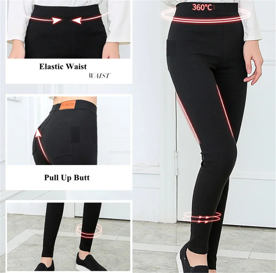 Women Stretchy Skinny Jeans for Short Petite Pull-On Casual Ease Comfort Tummy Control 3XS XXS  2XL 3XL Plus Black Stretch Pants