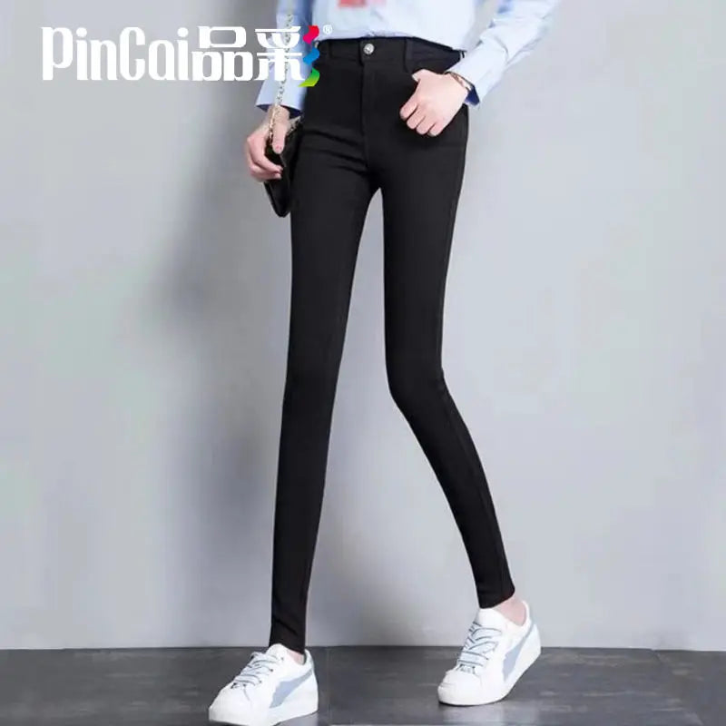 Women Pants Spring and Autumn Ankle Tight High Waist Pencil Pants Pantalones De Mujer