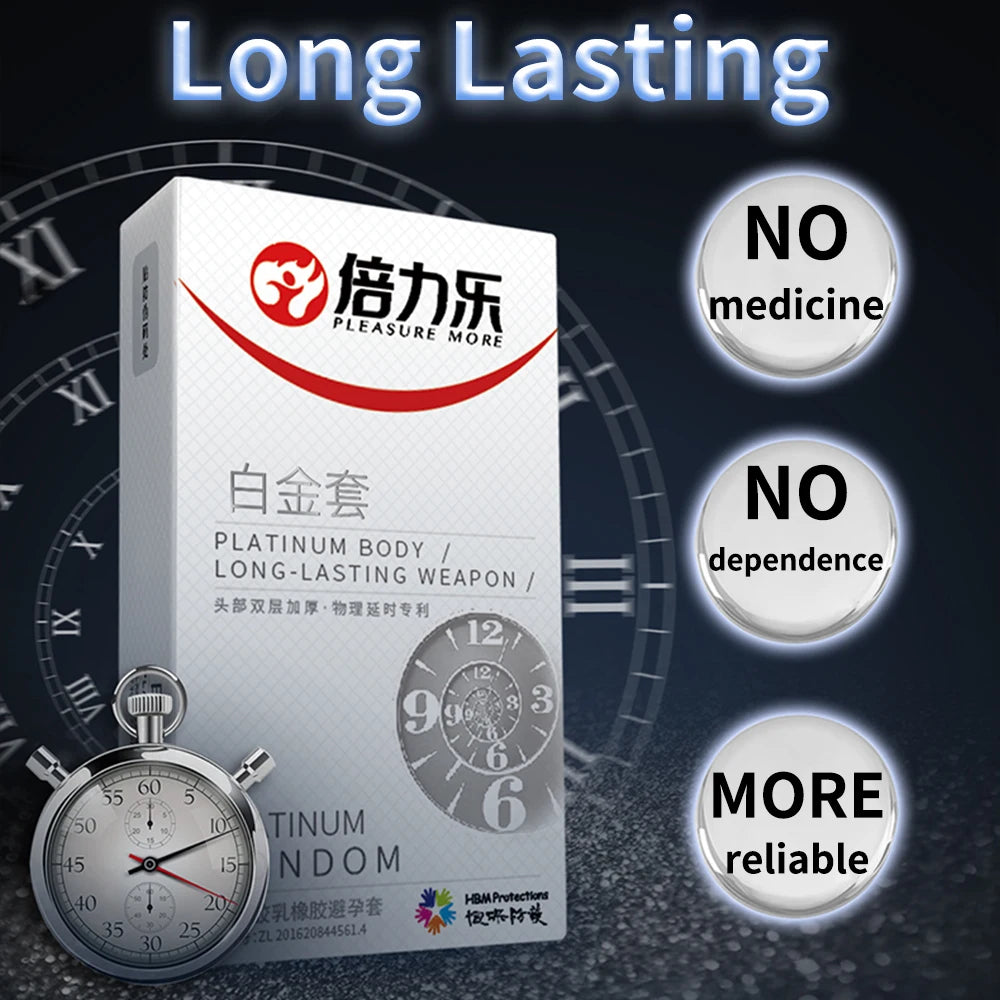 10Pcs Lasting Condoms Penis Glans Thicken Time Delay Passionate Sex Toys Cock Penis Sleeves for Men Delayed Ejaculation 18+ - Seprincess