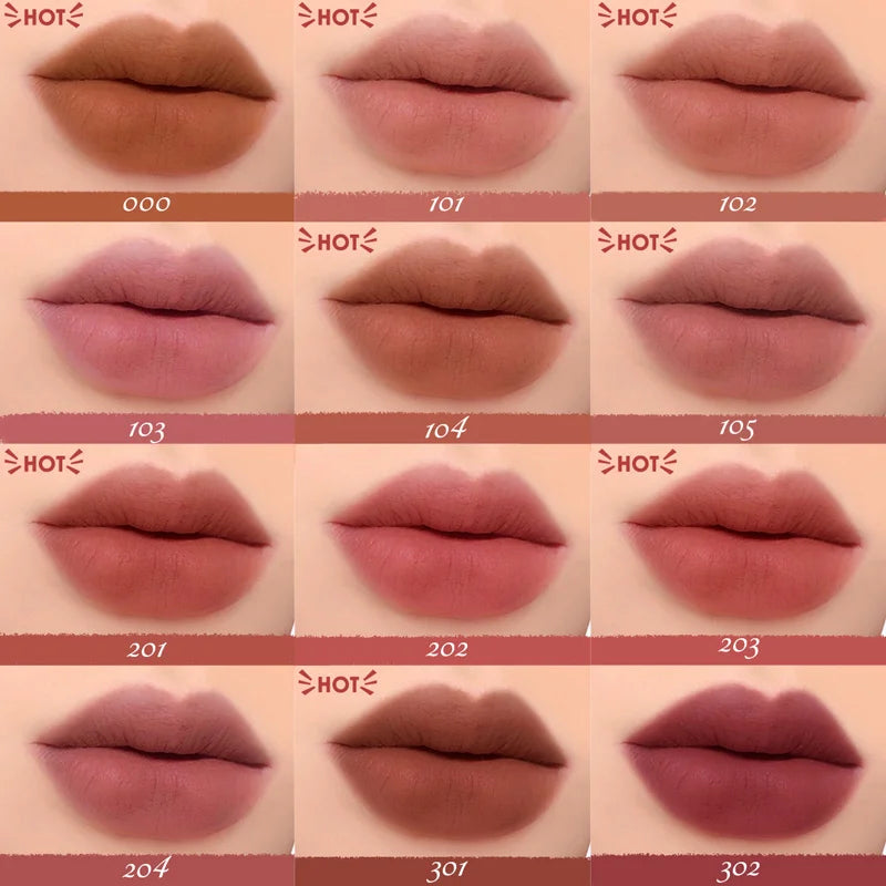 FOCALLURE Matte Lipstick Velvet Mist Lip Clay Not Dry Lip Cream 25 Color Nude Lip Stick Waterpoof Lip Cosmetic Makeup Wholesale - Seprincess