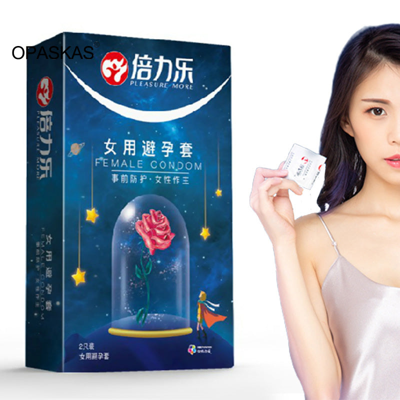 2PCS Female Condoms For Women Wearing Orgasm Latex Rubber women's condoms Male Penis Cock Sleeve Contraceptives For Adults 18+ - Seprincess