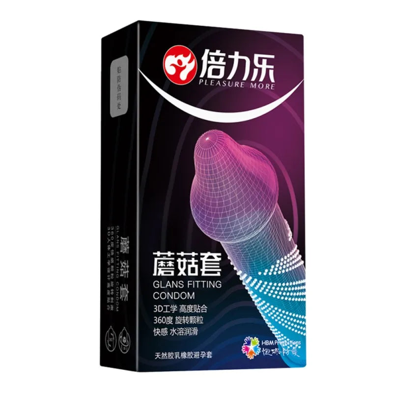 G-spot Condoms For Big Glans Sex Toys Spike Condoms For Men No Teat End 360 Degree Ridded Penis Sleeve Cock Sleeve Sex Shop - Seprincess