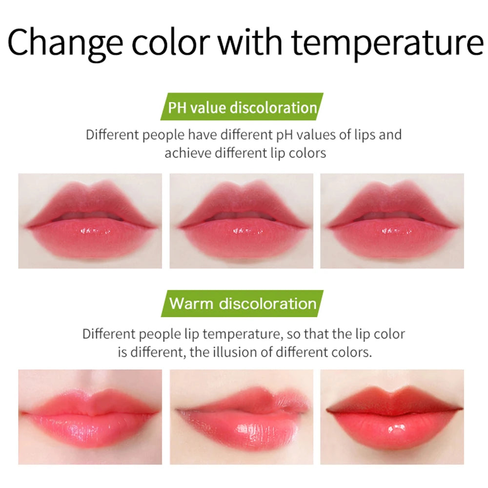 VIBELY New Mood Changing Lip Balm 7 Color Color Natural Aloe Vera Lipstick Long Lasting Moisturizing Makeup Cosmetics for Women - Seprincess