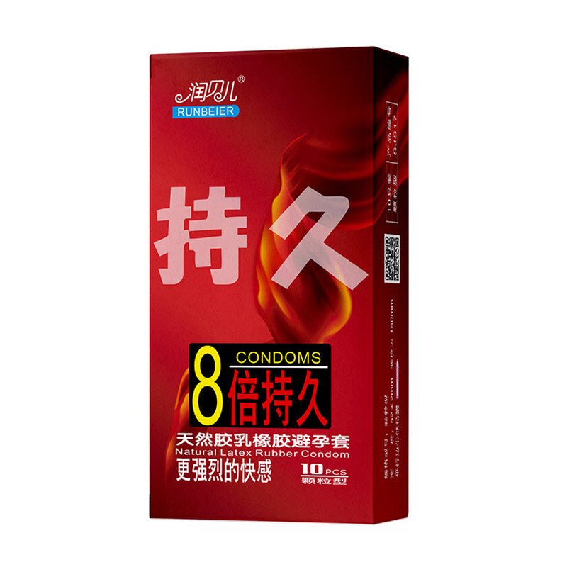 Ultra Sensitive Condom with Mace Pointed Design 10 PCS Lubricated Latex Condom Natural Feeling Safety Sex Accessories - Seprincess