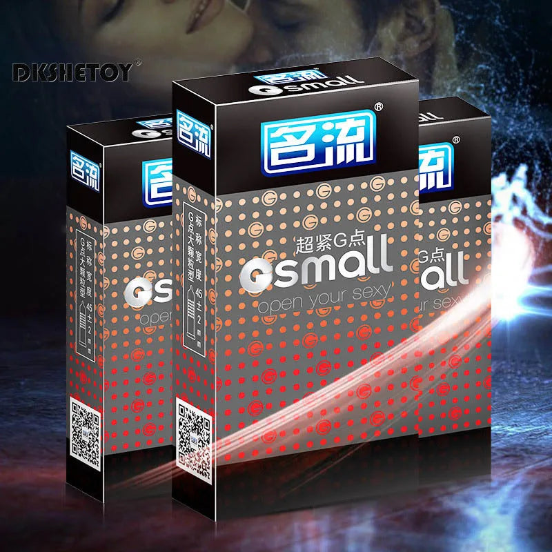 small condom for men long sex Big dotted penis sleeve G-Spot Ultra-thin Latex Condoms for Men Adult Sex Toys FB - Seprincess