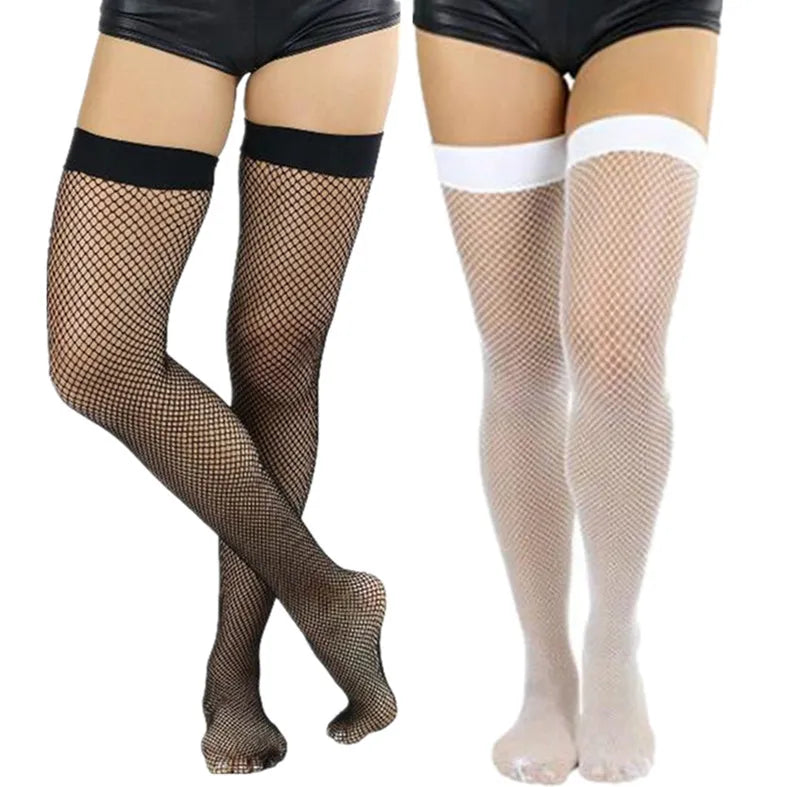 Ladies Small Fishnet Stockings Women's Over Knee Hosiery Medias Summer Woman Underwear 1Pair Sexy Stocking Droshipping