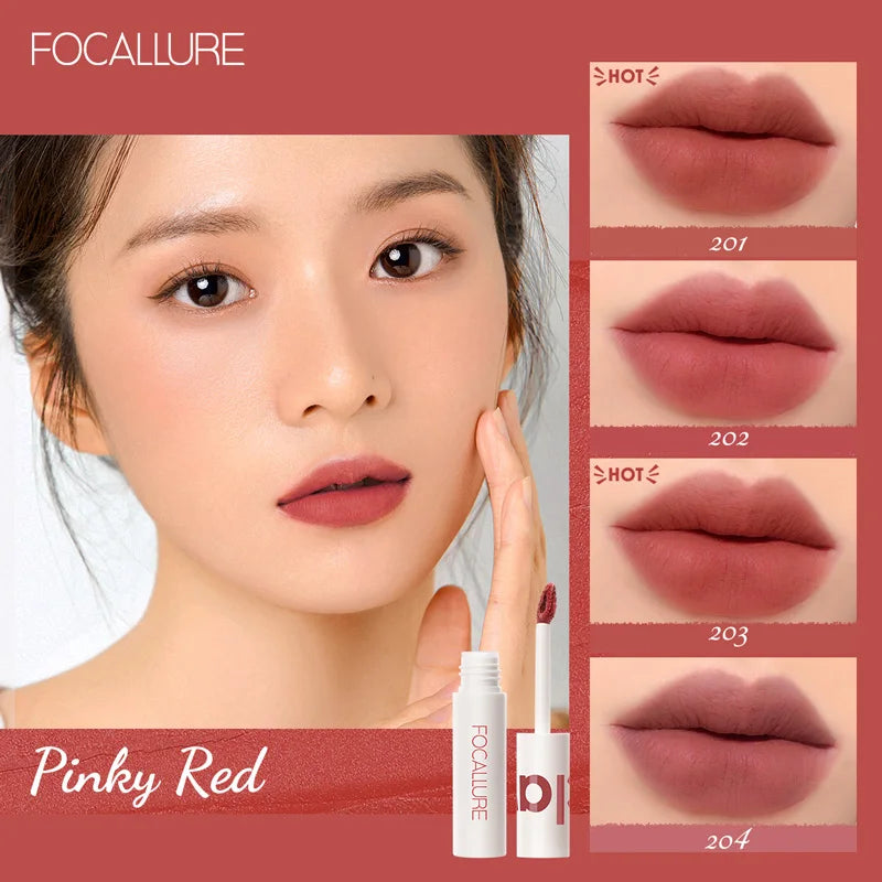 FOCALLURE Matte Lipstick Velvet Mist Lip Clay Not Dry Lip Cream 25 Color Nude Lip Stick Waterpoof Lip Cosmetic Makeup Wholesale - Seprincess