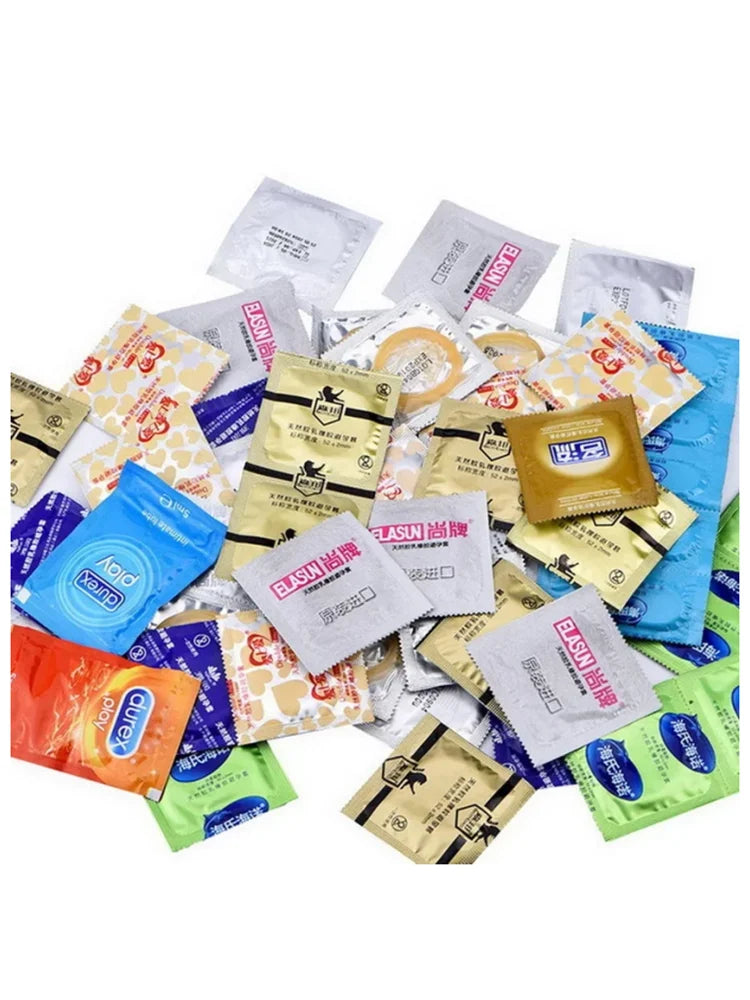 Random Condoms  Adult Large Oil Ultra Thin Condom Smooth Lubricated Condoms for Men Contraception Intimate Erotic - Seprincess