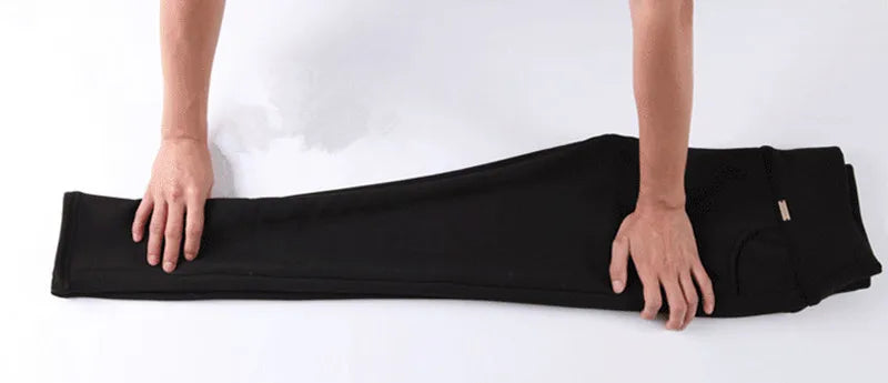 Winter Velvet Thick Warm Pants For Women Skinny Stretch Fleece Pencil Pants High Waist Solid Black Blue Trousers Female