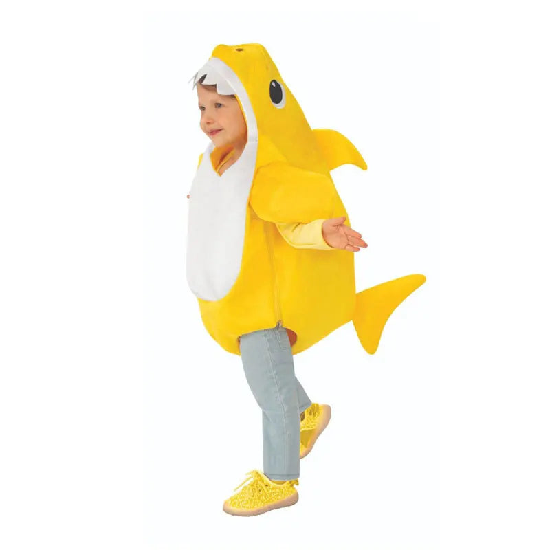 New Arrival Child Unisex Toddler Family Shark Cosplay Costume Halloween Carnival Party For Kids Costumes 3 Colors Avaiable - Seprincess