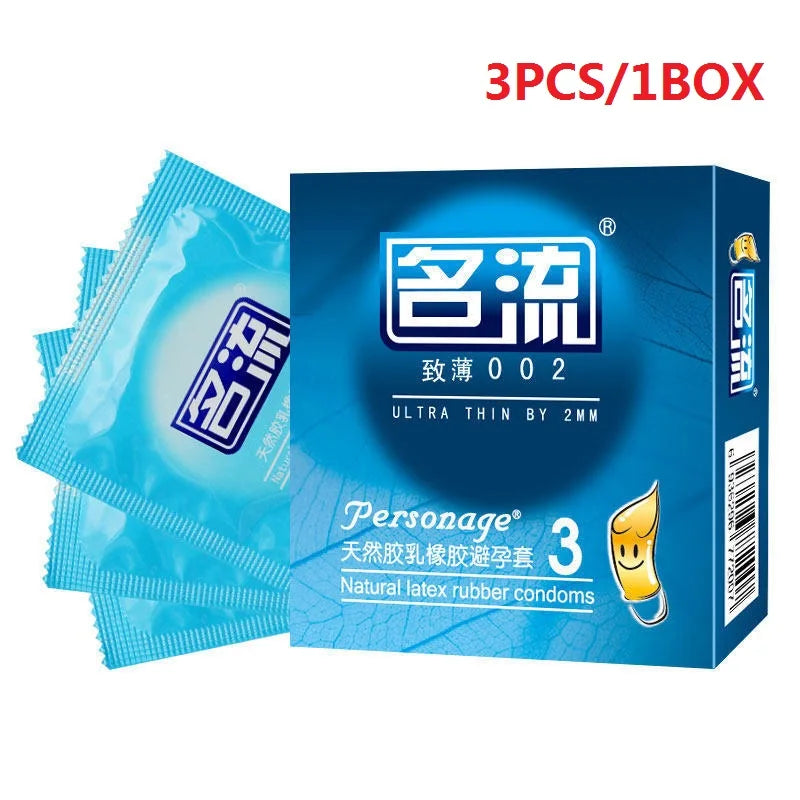 Random Condoms  Adult Large Oil Ultra Thin Condom Smooth Lubricated Condoms for Men Contraception Intimate Erotic - Seprincess