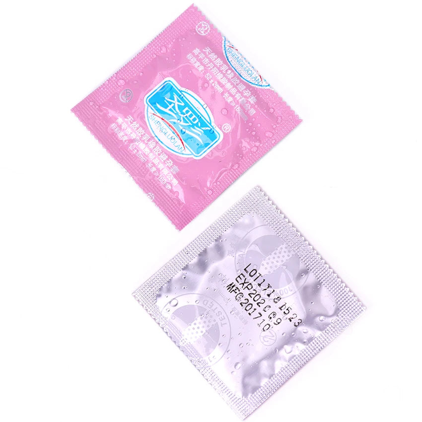 12PCS Erotic Condoms Ice and Hot Feeling Big Particles Spikes Condom G Point Stimulation Sexshop Contraception for Men Sex Toys - Seprincess