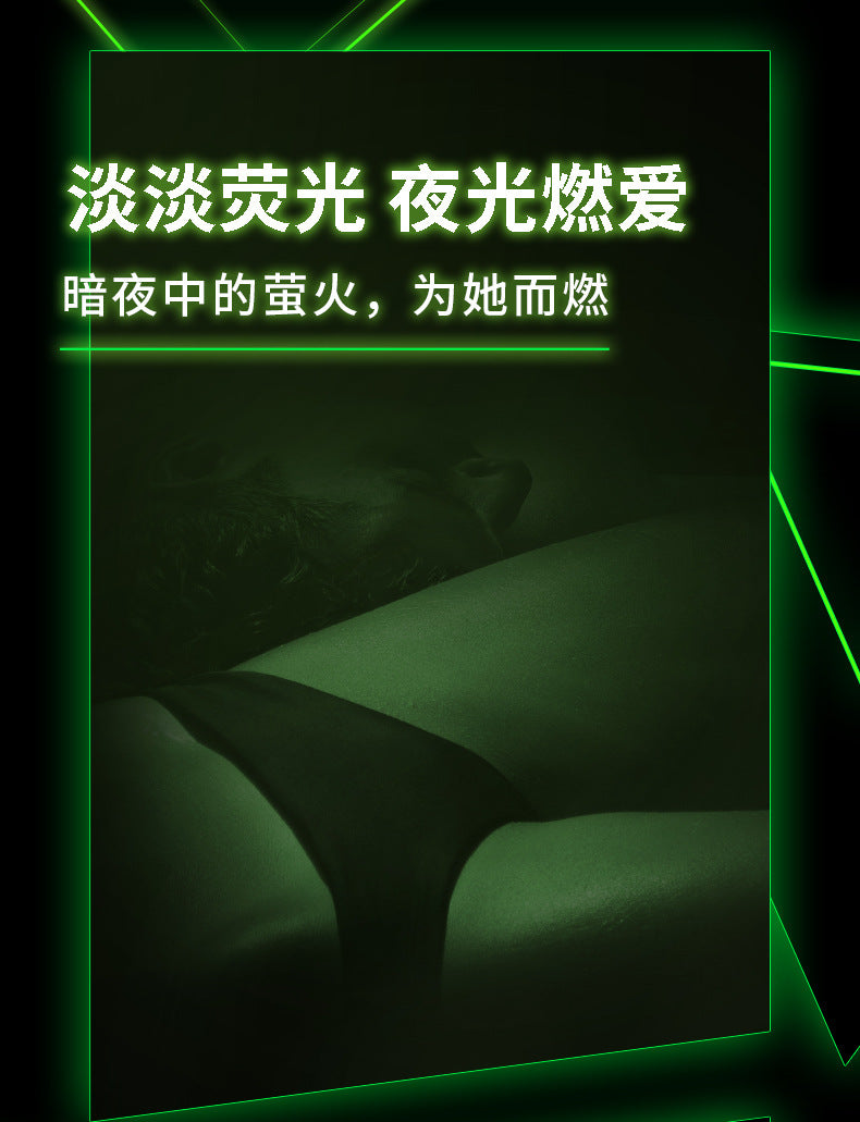 Luminous Condoms The Dark Long Sex Toys For Men Ejaculation Delay Safer Fluorescent Pleasure More Night Light Condom Sex Product - Seprincess