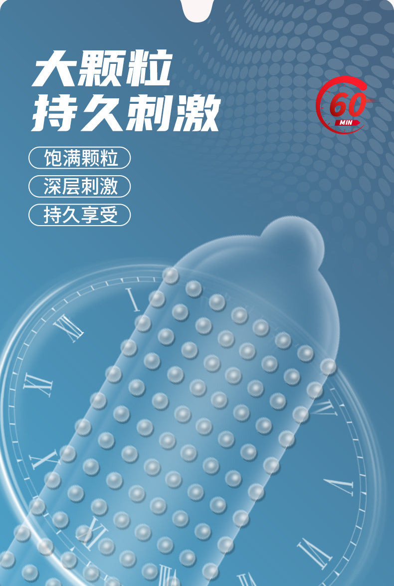 sex delay Condoms For Adults Men delay ejaculation Pleasure sex toys Ultra thin Latex penis sleeve With Dotted Condom sex shop - Seprincess