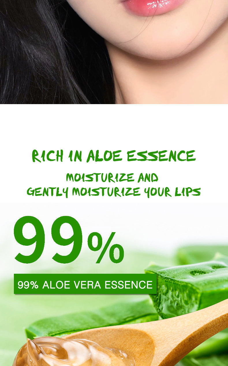 1Pcs Moisture Lip Balm Long-Lasting Natural Aloe Vera Lipstick Color Mood Changing Long Lasting Moisturizing Lipstick Anti Aging - Seprincess