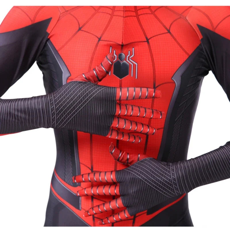 High Quality Superhero Spidermans Costume Bodysuit For Adult Spandex Zentai Halloween Party Cosplay Jumpsuit 3D Style - Seprincess