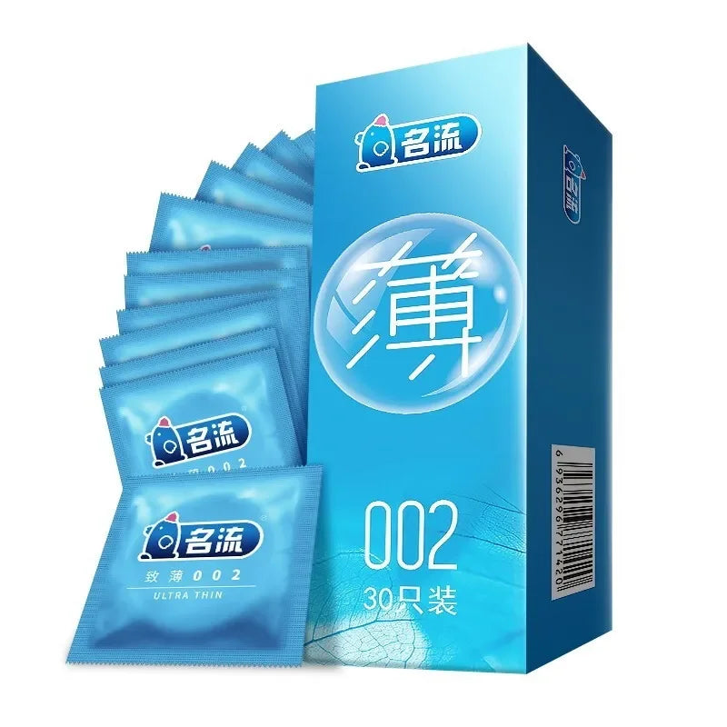 24/30pcs Super Ultra Thin Condoms Intimate Good Sex Products Condone Sex Product Natural Latex Penis Sleeve Long-lasting for Men - Seprincess