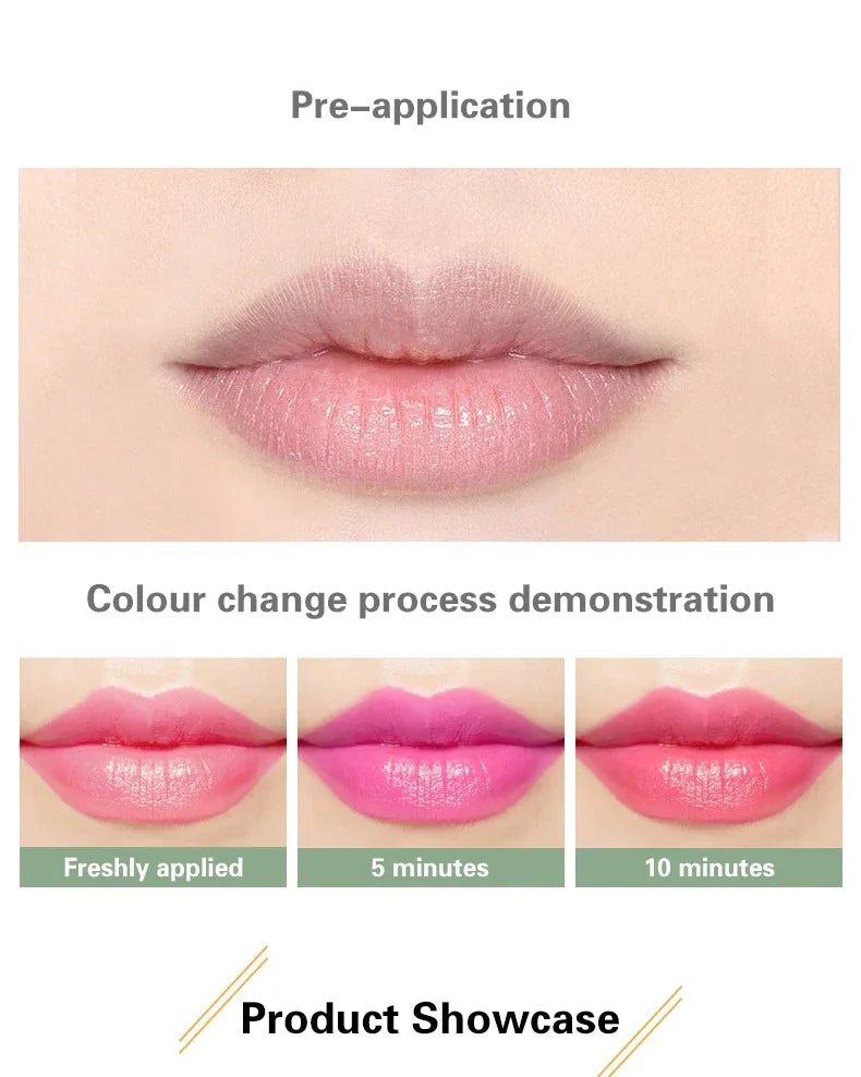 1PCS Aloe Vera Moisturizing Lip Color Changing Lipstick Long Lasting Not Easy To Fade Moisturizing Color Nourishing Lip Balm - Seprincess