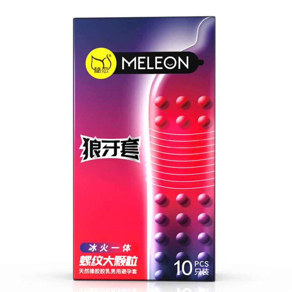 Delay Ejaculation Condoms Sex Toys for Men Dotted Ribbed Lubricated Latex Rubber Unusual Condom Tighten Feeling Condoms Sex Shop - Seprincess