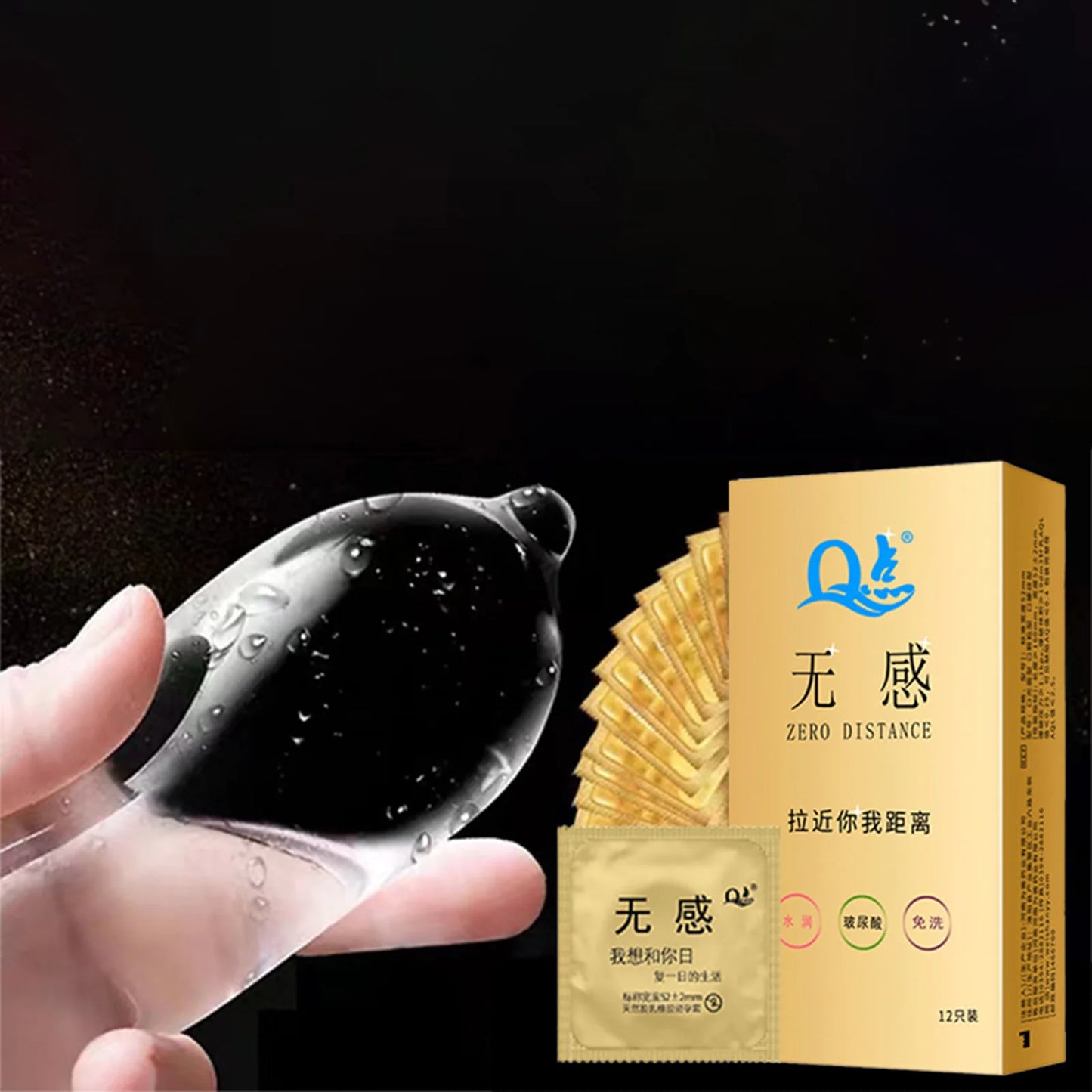 0.01 Ultra Thin Condoms For men Ejaculation delay Ice Hot Feeling Latex Condom Penis Sleeve  Vaginal Stimulation dult sex toys - Seprincess