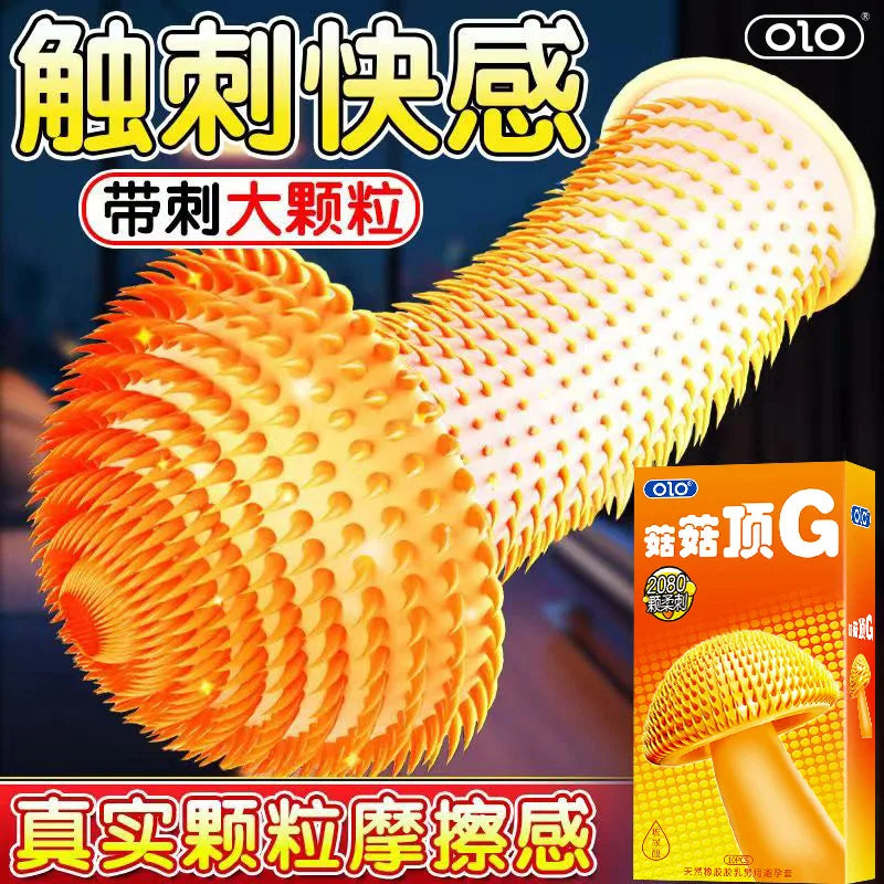 5D Dots Condoms with Tendrils Adult Sex Toys Granule Penis Sleeves For Mens Contraception Safety Condom Couple Sex Supplies Shop