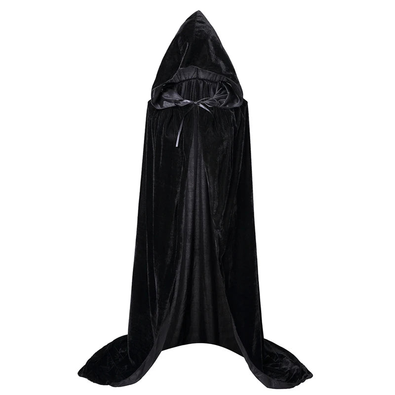 Movie Hocus Pocus 2 Witch Cloak Hooded Mary Sarah Winifred Sanderson Sister Cosplay Costume Halloween Adult Girl Long Party Cape - Seprincess