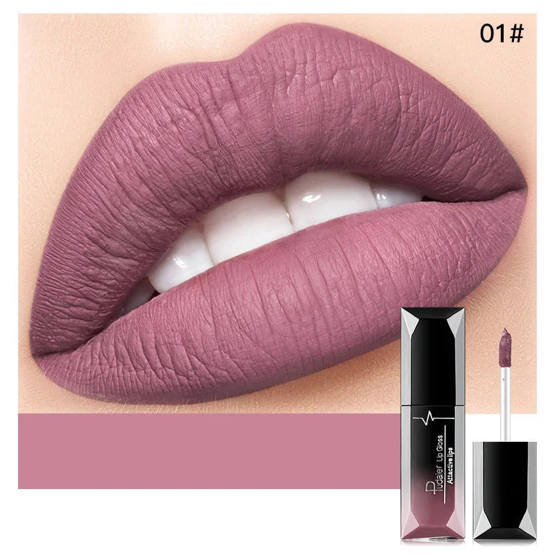 Korean Makeup Matte Lipstick Lip Stain Jelly Cheap Low Price Freeshiping Long Lasting 24 Hours Waterproof 24h Lips - Seprincess