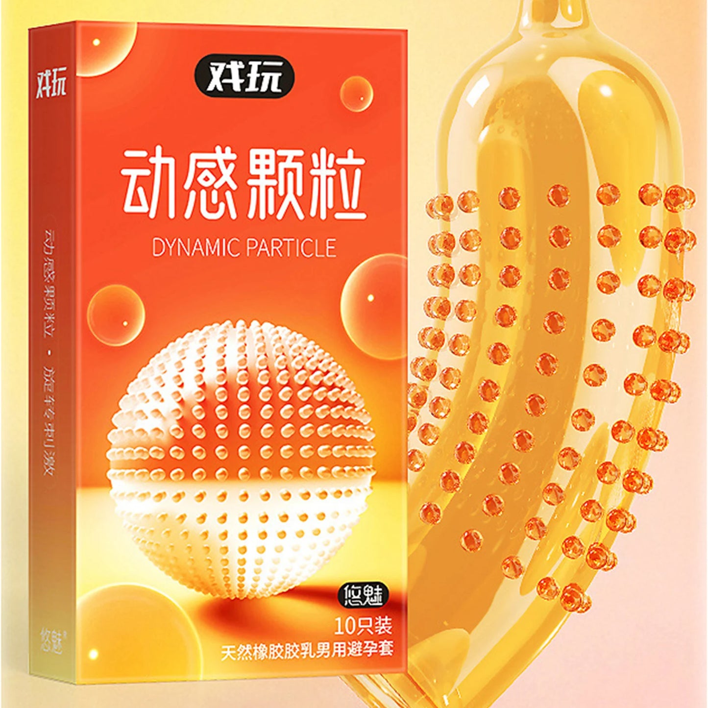 Large Spikes Condoms Sex Toys Supplies Ribbed Lubricants Adult Game Sexdool Penis Sleeves 10PCS Women G-Spot Stimulation Sexshop - Seprincess