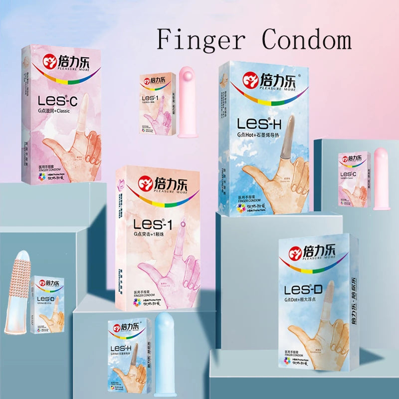 G-spot Finger Condom Beads Finger Sleeves Sex Toy For Adult Stimulation Vagina Massage Finger Sleeve Gay Sex Game Erotic Product - Seprincess