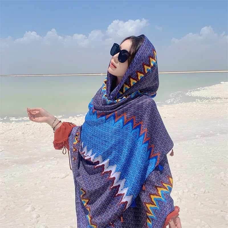 17 Styles 90x180cm Travel Beach Sunscreen Scarve Bikini Large Shawl Sarong Wrap Scarf Women Brazilian Swimsuit Bathing Cover-ups