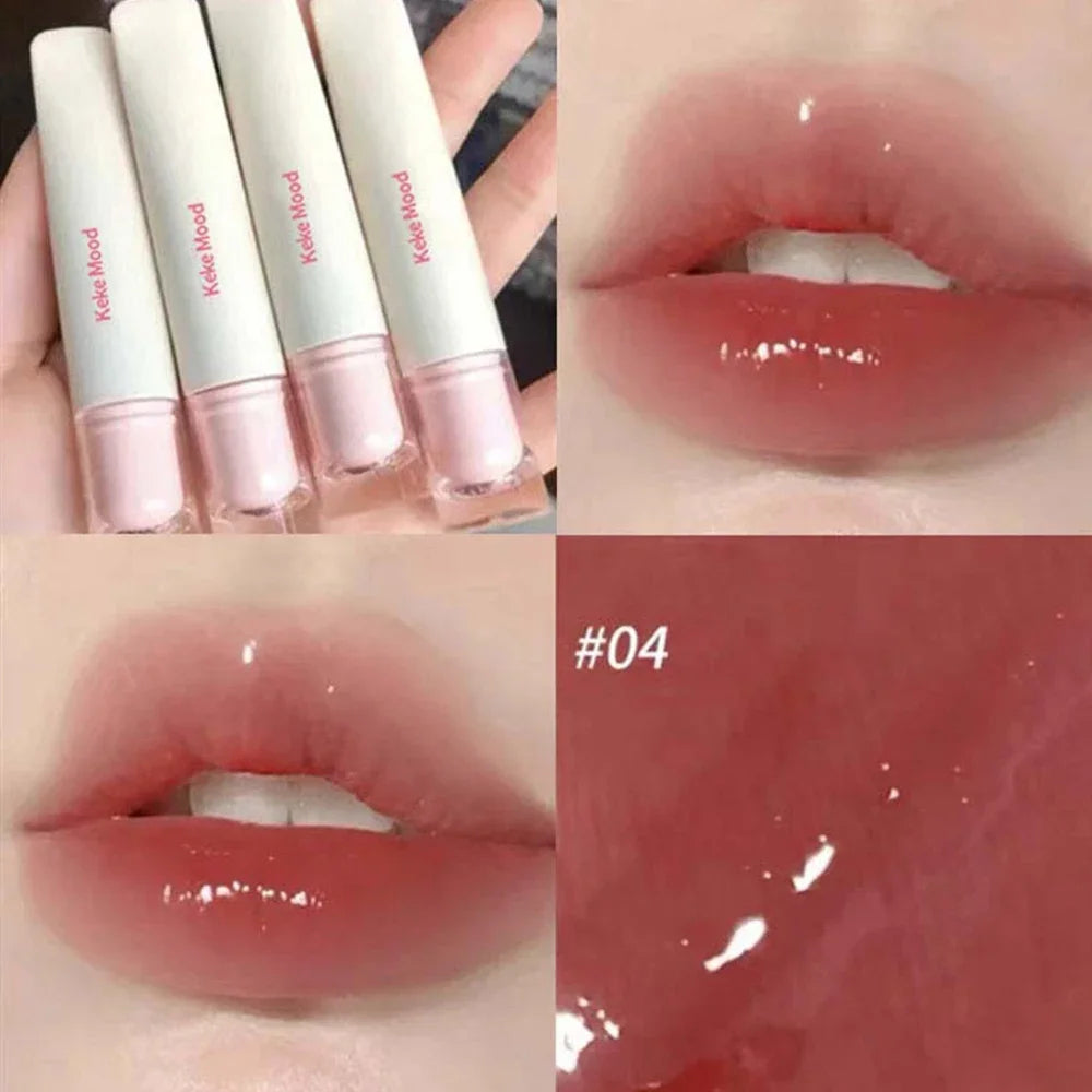 Crystal Jelly Mirror Lip Gloss Water Liquid Lipstick Moisturizing Long Lasting Sexy Lip Plumper Lip Tint Makeup Korean Cosmetics - Seprincess