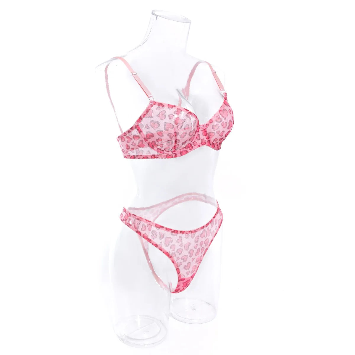 Bra set Dot thin mesh see through tight fitting promotions 99% sales sexy lingеrie set Women sets sexy bras sexy female intimate