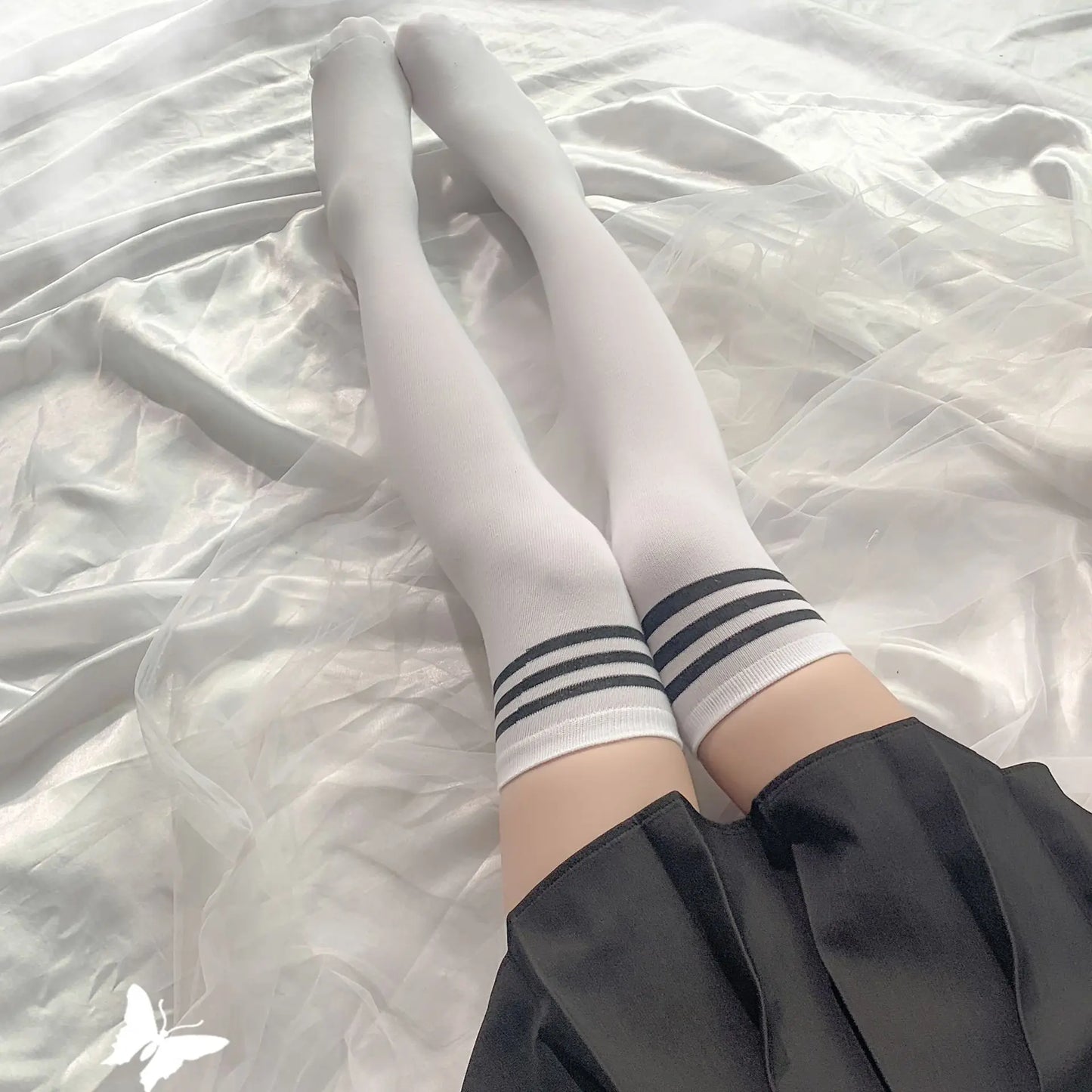 Long stockings Striped campus uniform tight fitting socks for students JK women fancy underwear 18 new xxnx lingerie in offers - Seprincess