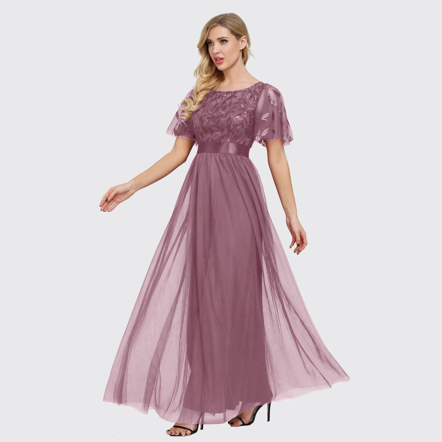 Elegant Plus Size Dress Evening Long Dresses Summer Dress Women 2023 Party Occasion Dresses Sequin Vestido De Festa Plus - Seprincess