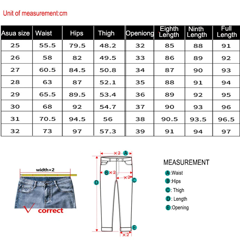 Rarely Hem Pants Spring High Waist Elastic Straight Barrel Jeans Women's Small Smoke Pipe