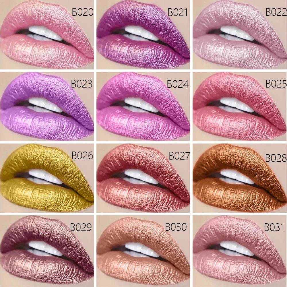 Mother Day Gift Makeup Beauty Matte Lipstick New Brand Cute Long Lasting Waterproof Lipstick Gliter Nude Colors - Seprincess