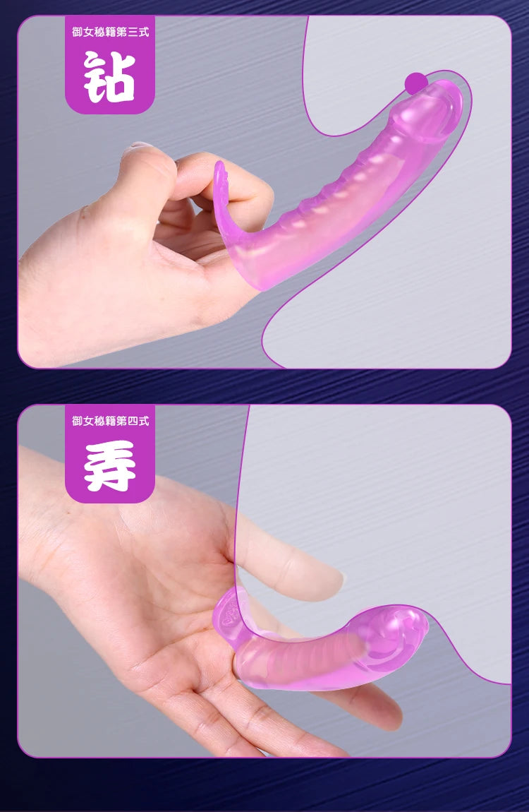 Eroic Dildo Finger Sleeves Penis Clitoris Massager G Spot Vagina Stimulation Sex Toys For Women Couples Orgasm Masturbator Shop