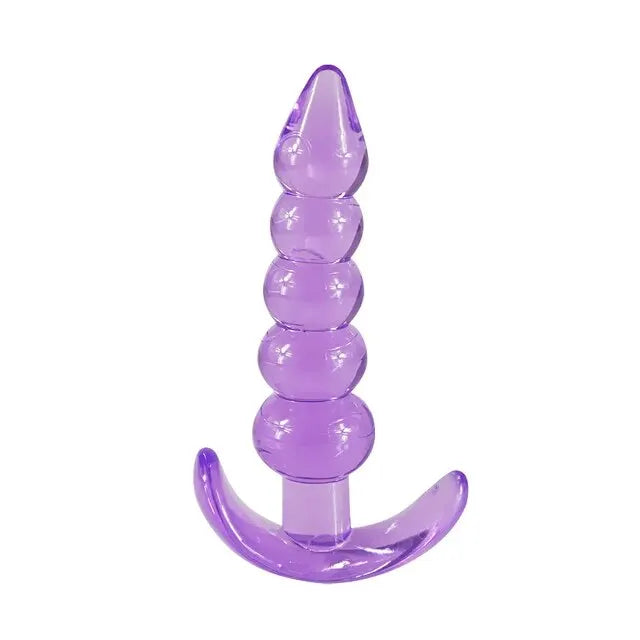 Soft Silicone Anal Plugs Beads Dildo Butt Prostate Massage Unisex Sexy Stopper Adult Sex Toy for Men Women Adult Games