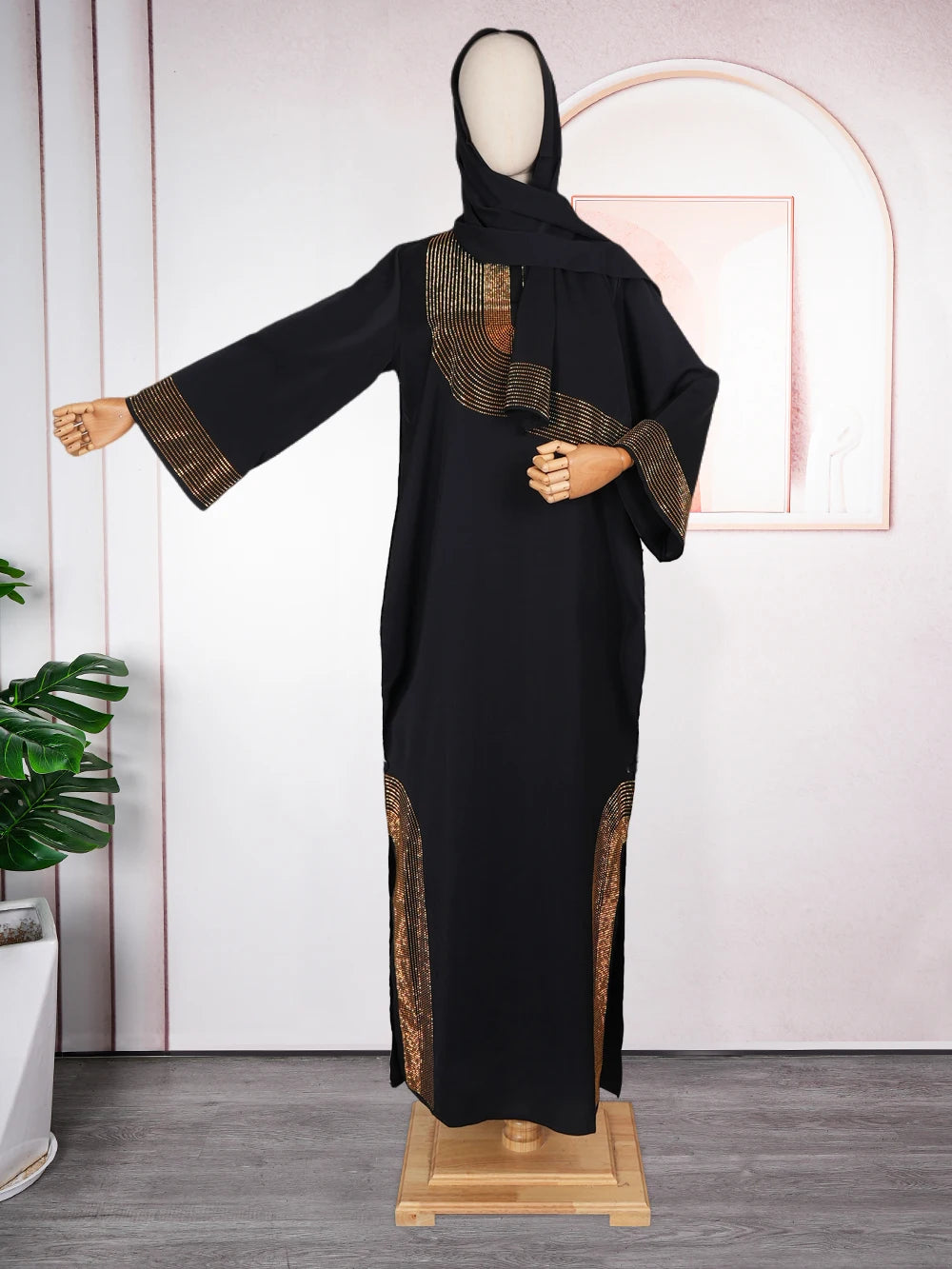 Abayas For Women Dubai Luxury 2024 African Muslim Fashion Dress Caftan Marocain Evening Party Dresses Boubou Robe Djellaba Femme - Seprincess