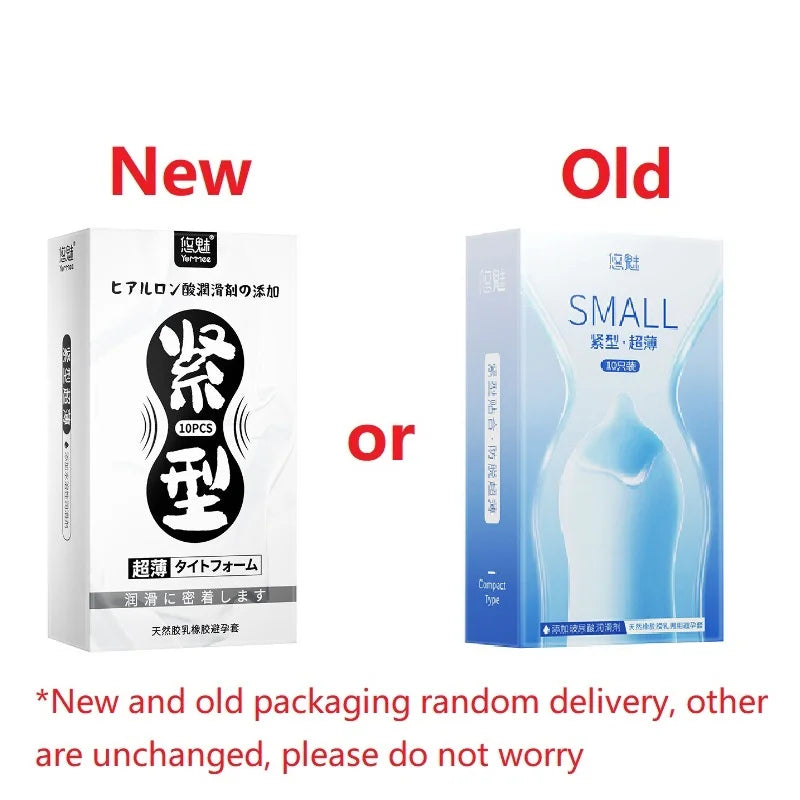 49mm Tight Fit Condoms for Man 30pcs Small Size Ultrathin Penis Sleeve Anti-fall Off Condom Adult Couple Sex Toy Product Sexshop - Seprincess