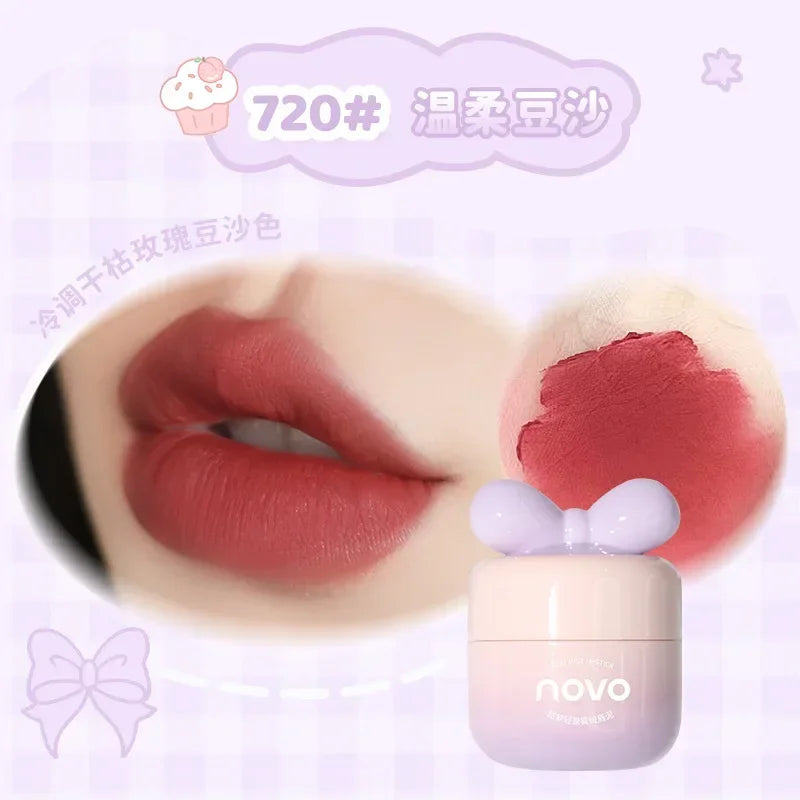 Moist Crystal Jelly Lip Gloss Mirror Water Lipstick Cute Mushroom Shape Lip Makeup Waterproof Lasting Pumpkin Peach Lip Tint - Seprincess