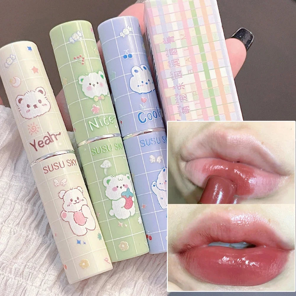 6 Colors Colored Lipstick Moisturizing Lip Gloss Waterproof Long Lasting Not Stick Cup Sexy Lip Tinted Women Beauty Cosmetics - Seprincess