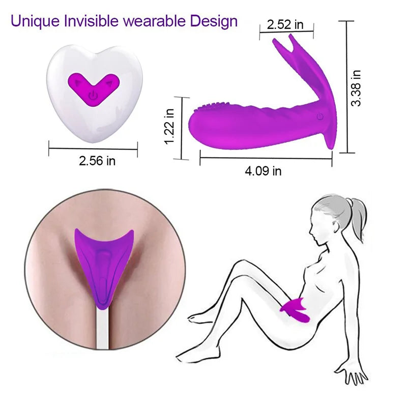 Wearable Dildo Vibrator Wireless Remote Control Stimulate G Spot Clit Masturbator Vagina Massager Adult Sex Toys For Women