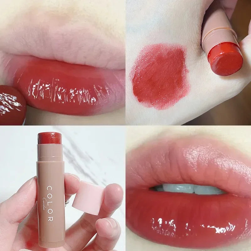 Rose Tea Lip Balm Lipstick Moisturizing Anti-dry Lip Care Cosmetics Anti-cracking Lipstick Colored Hydrating Lip Tinted Makeup