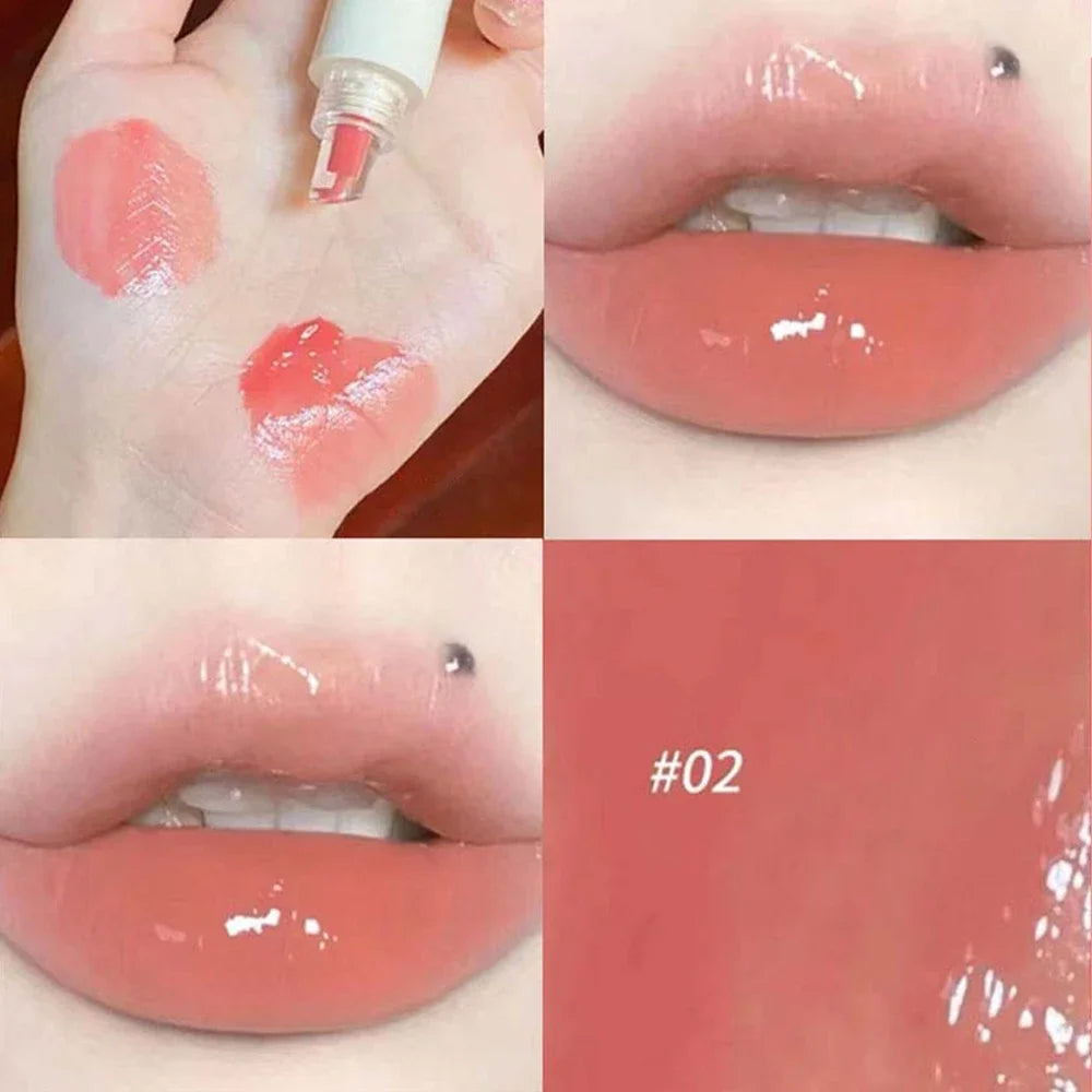 Crystal Jelly Mirror Lip Gloss Water Liquid Lipstick Moisturizing Long Lasting Sexy Lip Plumper Lip Tint Makeup Korean Cosmetics - Seprincess