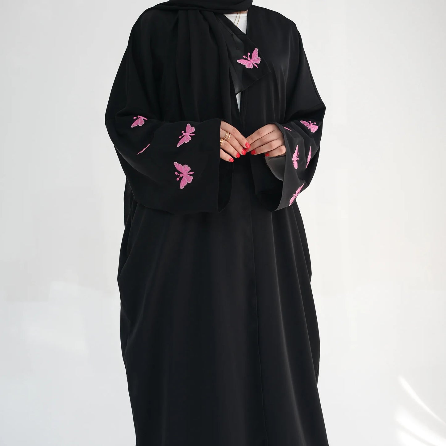 Ramadan Open Butterfly Kimono Abaya Dubai Turkey Islam Muslim Dress Abayas for Women Kebaya Kaftan Robe Musulmane Femme Jalabiya - Seprincess