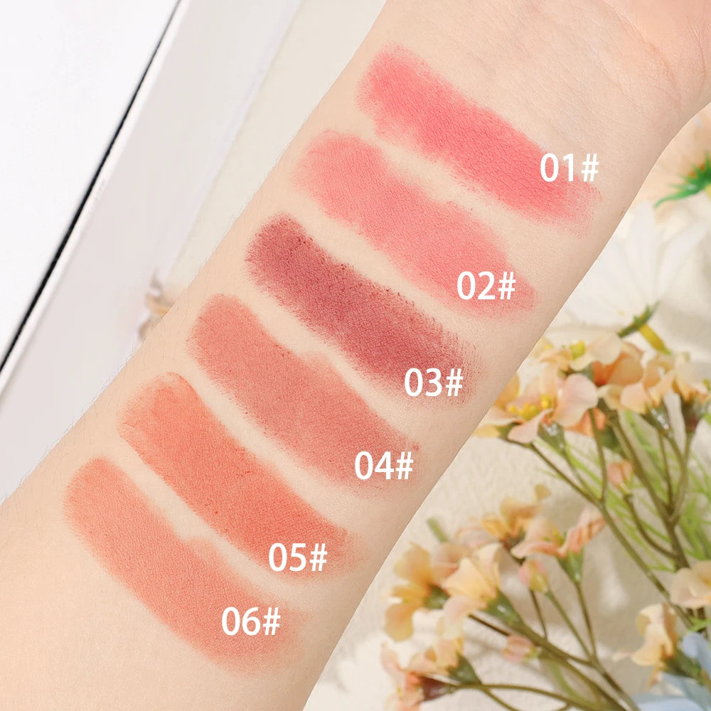 Matte Misty Lipstick 6 Colors Waterproof Non Sticky Cup Lip Stick Lasting Moisturizing Velvet Nude Lip Tint Makeup Cosmetics - Seprincess