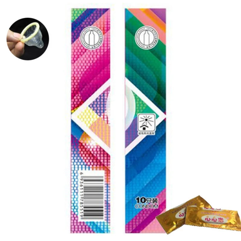 Ultrathin Condoms Big Oil Extra Lubrication Sex Toys Smooth Delay Ejaculation Contraception Sexshop Sensitive 10PCS for Male 18+ - Seprincess