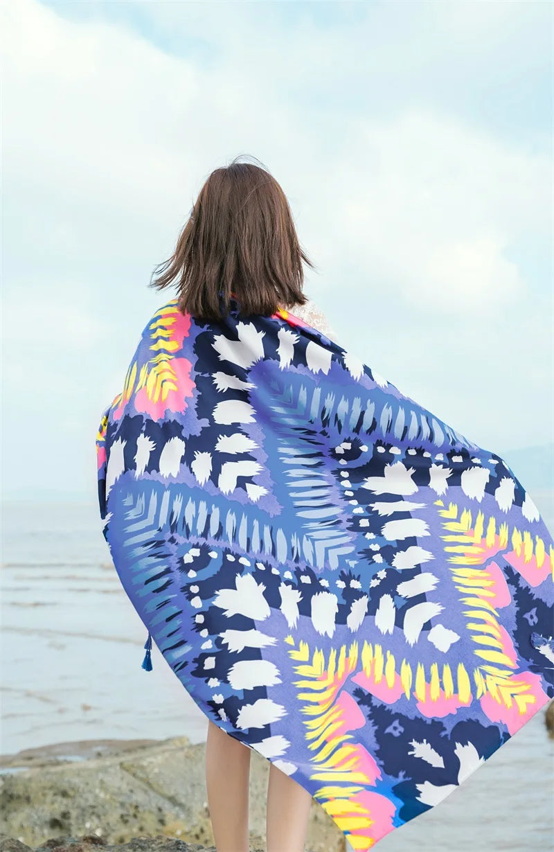 90x185cm  Printing Process Twill Summer Suncare Beach Dress Bikini Sarong Wrap Scarf Women Brazilian Swimsuit Bathing Cover-ups