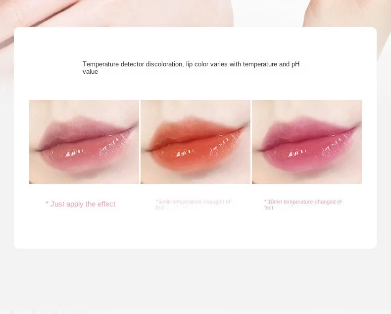 HIH Blue Rose Lipstick Temperature Color Changing Lip Moisturizing Balm Female Makeup Sexy Lip Gloss Shiny Lipstick - Seprincess